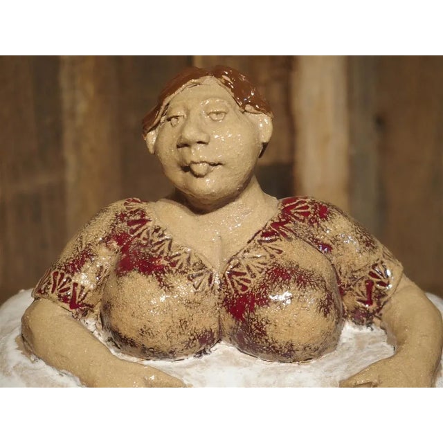 Ceramic French Painted Baking Terrine From Provence For Sale - Image 7 of 10