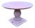 Round Table in Red Verona Marble with Square Base, Early 19th Century For Sale