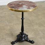 French 19th Century 20-Inch Marble Top Bistro Table For Sale In Baton Rouge - Image 6 of 8