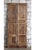 Mid-Century Modern Antique Floral Carved Double Doors – Reclaimed Wood Architectural Statement 80x34 For Sale - Image 3 of 4