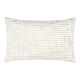 The House Of Scalamandré Heatherton Lumbar Pillow In Swan For Sale