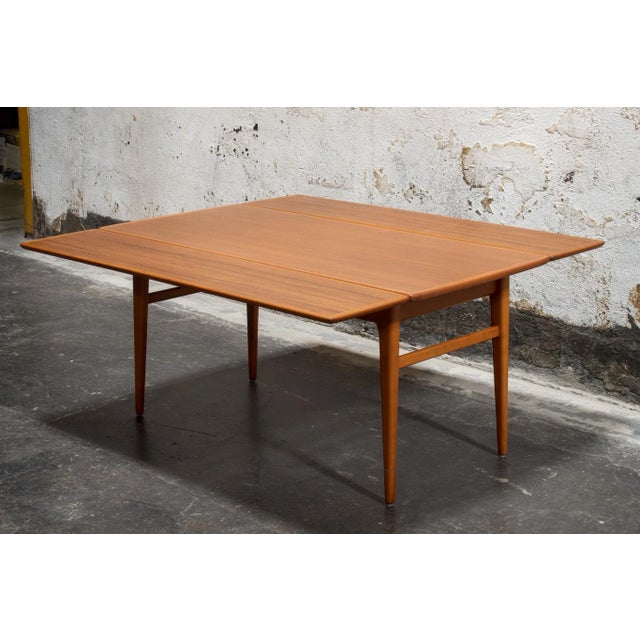 Swedish Mid-Century Expandable Adjustable Height Coffee Table For Sale - Image 4 of 8