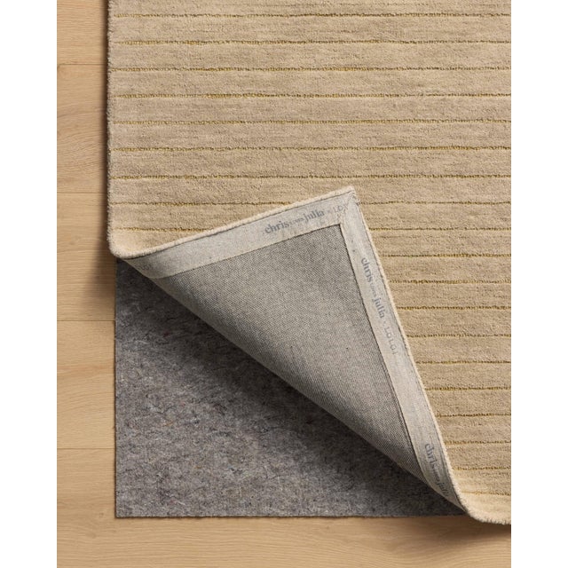 2020s Chris Loves Julia x Loloi Henry Beige / Wheat 2'-3" x 3'-9" Runner Rug For Sale - Image 5 of 5