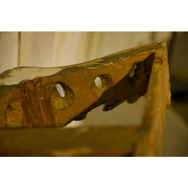 19th Century Giltwood and Marble Console Table For Sale - Image 10 of 18