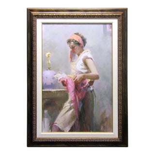 Pino "Dream Catcher" Hand Signed & Embellished Giclee With Custom Frame For Sale