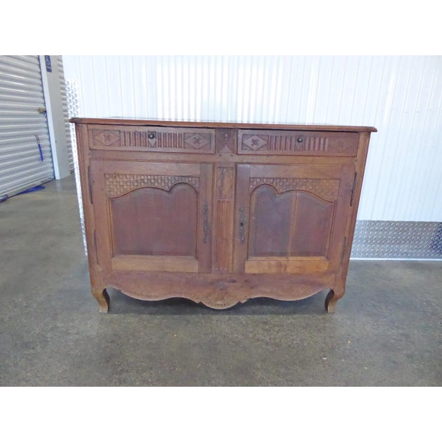 19th Century Country French Sideboard / Credenza sold as found previosuly owned and used showing normal signs of wear and...