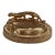 Vintage Weeping Gold Ceramic Panther Ashtray / Catchall For Sale