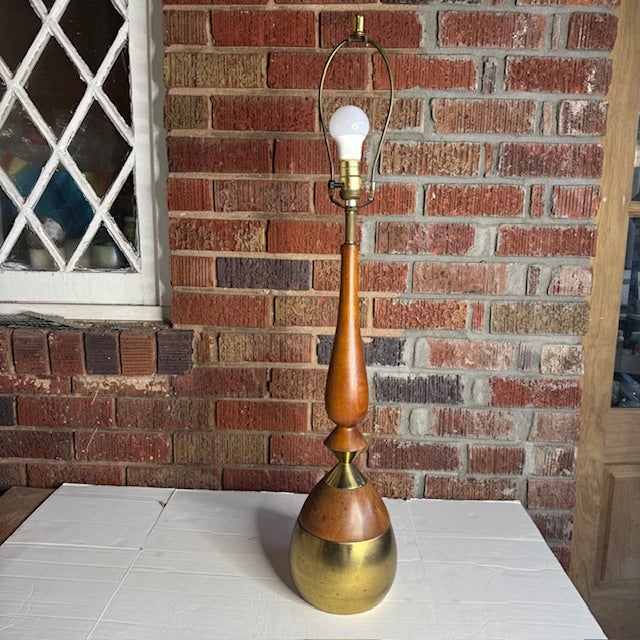 Sculptural mid-century modern table lamp attributed to Tony Paul for Westwood Studio Lighting, California, circa late...