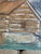 Wood Circa 1974 Cabin House Portrait Mixed-Media Painting by Outsider Artist Jimmy Lee Sudduth For Sale - Image 7 of 13