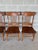 Traditional Tom Seely Oak Press Back Dining Chairs - Set of 4 For Sale - Image 3 of 13