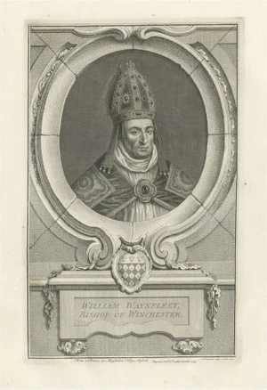 Bishop William Waynflete, 1750, Paper