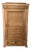 French Country Armoire in Stripped Pine, 19th Century For Sale