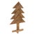 Rustic Rustic Wood Pine Tree (Set of 2) For Sale - Image 3 of 5