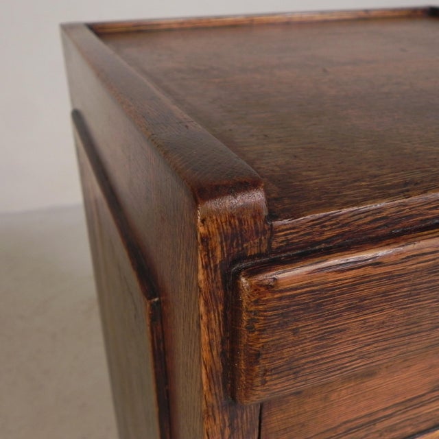 Oak Roller Shutter Cabinet, 1930s For Sale - Image 18 of 18