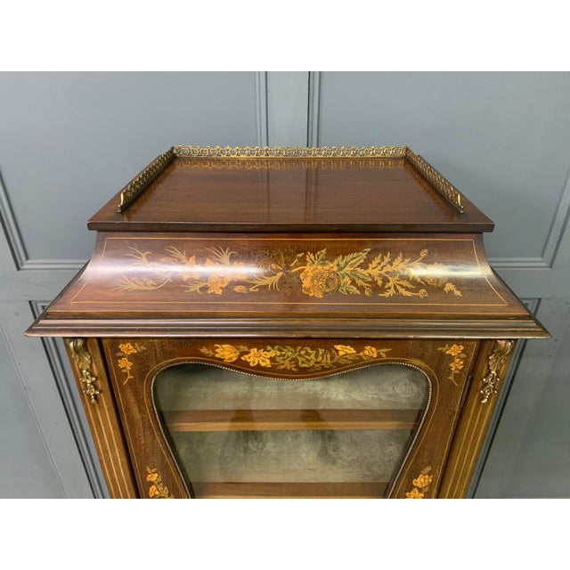 Inlaid Mahogany Cabinet, 1900 For Sale - Image 13 of 18