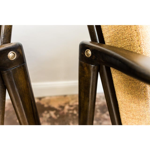 Mid-Century Modern Lounge Chairs by Zenon Bączyk, Poland, 1960s, Set of 2 For Sale - Image 4 of 13