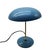 1950s Blue Metal and Brass Table Lamp, Italy, 1950s For Sale - Image 5 of 13
