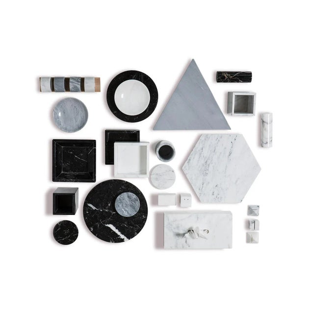 Tissue Box Cover in Marble For Sale - Image 3 of 6