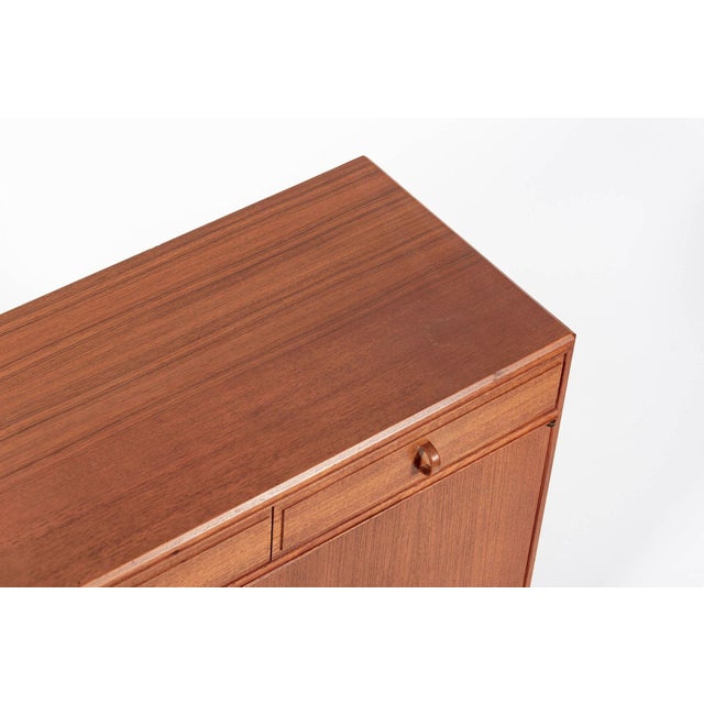 Large Mid Century Swedish Teak Wood Bookshelf Wall Unit by Bodafors For Sale - Image 15 of 17