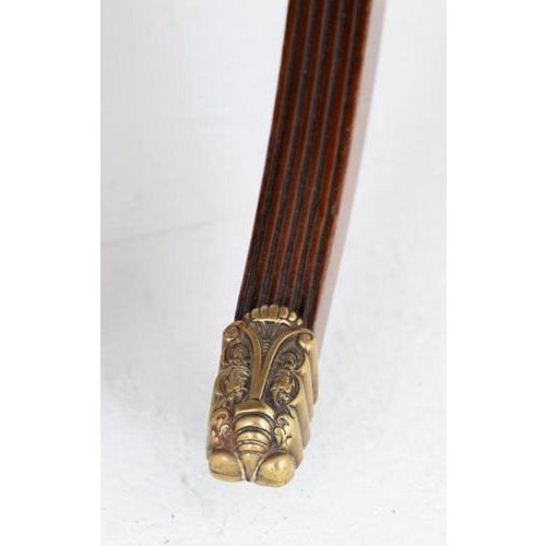 1920s Regency Extending Pedestal Table in Mahogany, 1920s For Sale - Image 5 of 7