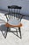Early 20th Century Nichols and Stone Black Lacquered Hand Painted Windsor Chair For Sale In Houston - Image 6 of 12