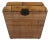 Thick Bamboo and Pencil Reed Lidded Box For Sale