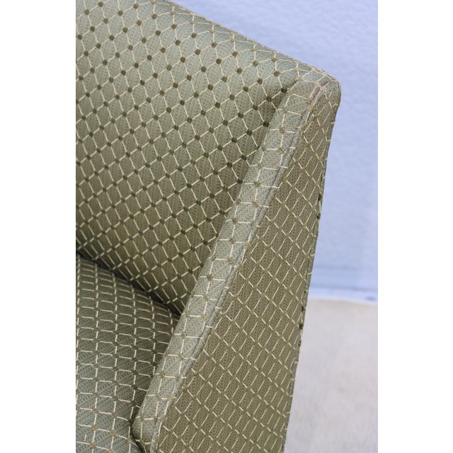 1940's Tommi Parzinger Mahogany Slipper Chair For Sale - Image 16 of 18