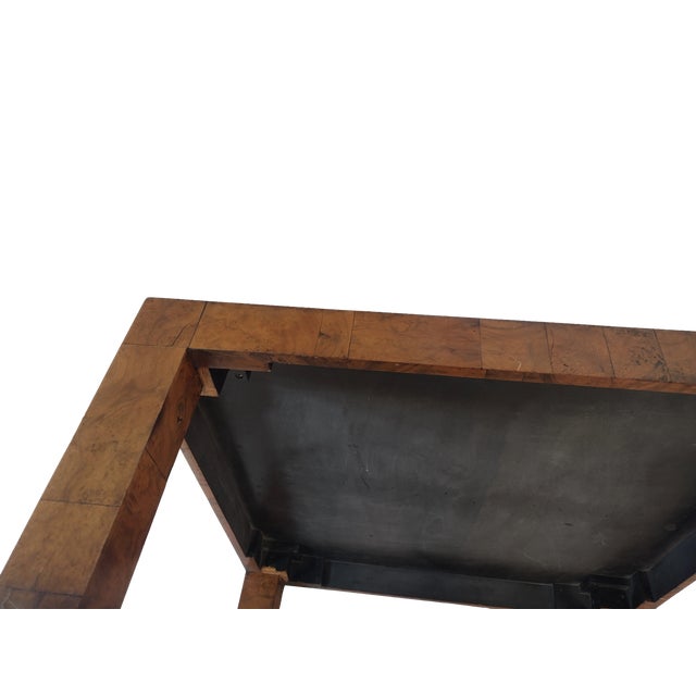 Burl Walnut Patchwork Coffee Table in the Style of Paul Evans, Circa 1950s For Sale - Image 10 of 10