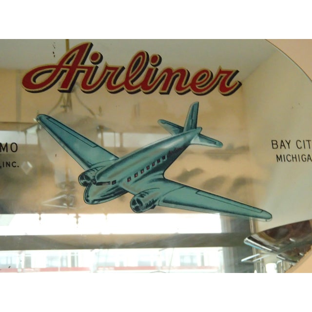 Decorative Airliner Mirror, 1950s For Sale - Image 9 of 11