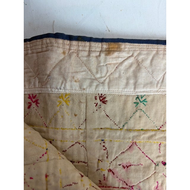 1940s Embroidered Banjara Chakla With Mirrors For Sale In Chicago - Image 6 of 6