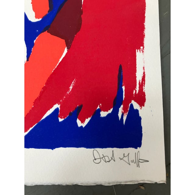 1970’s 3 Pop Art Abstract Colorful Wood Block Prints-Set of 3 For Sale In Philadelphia - Image 6 of 8