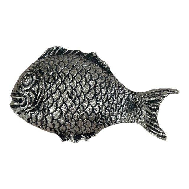 Gucci Vintage Silver Fish Bottle Opener For Sale