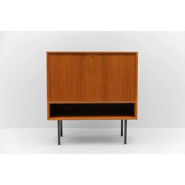 Danish Teak Two-Door Bar Cabinet, 1960s For Sale - Image 15 of 15