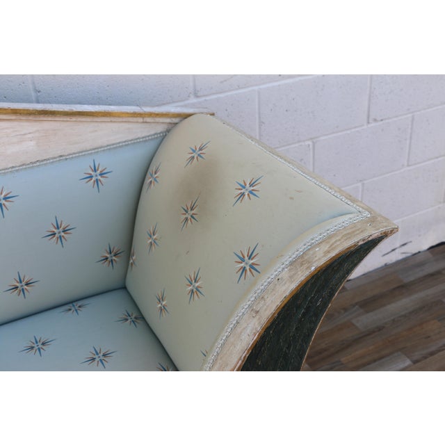 Early 19th Century Swedish Gustavian Neoclassical Sphinx Sofa, Parcel-Gilt For Sale - Image 9 of 18