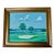 Small Oil Painting by Christine Frisbee- Wianno 5th Hole Bunker - Framed For Sale