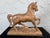 Traditional Vintage Cast Metal Horse Sculpture With Original Gilt Finish For Sale - Image 3 of 8