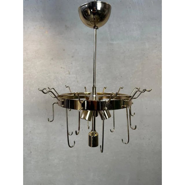 Vintage Murano Frozen Leaves Chandelier in Bicolor For Sale - Image 11 of 13
