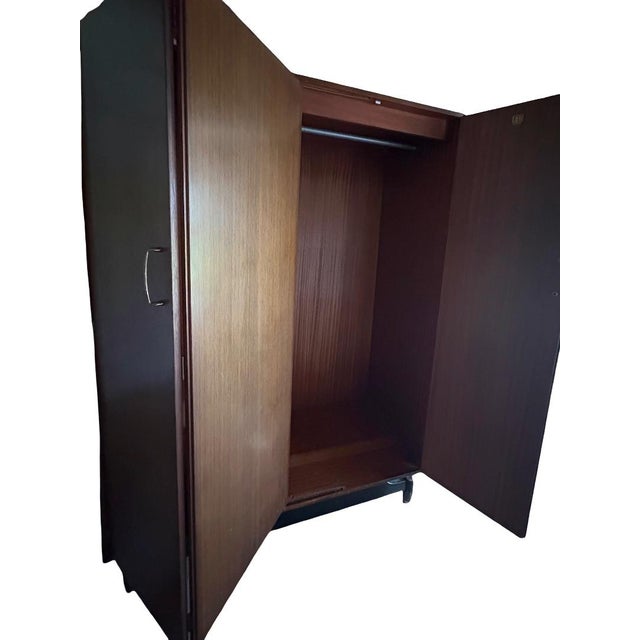 Mid-Century Modern 1960s G-Plan Teak Triple Wardrobe For Sale - Image 3 of 7