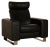 Arion Leather Armchair Black Manual Function For Sale