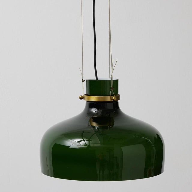 Antique Green Glass Ceiling Lamp, Early 20th Century, France - Original Condition : Elevate the atmosphere of any room...