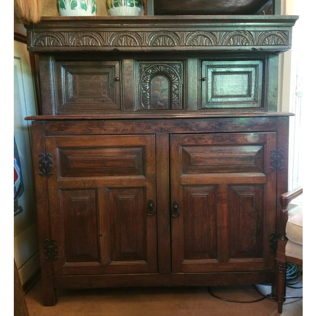 1600s English Court Cupboard For Sale - Image 9 of 9