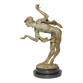 Richard Macdonald Bronze Sculpture - Rain Atelier C.2006 For Sale