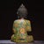 Vintage Cloisonné Enamel Bronze Figure of Amitabha Buddha – Seated Statue For Sale - Image 4 of 9