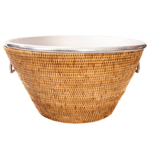 Artifacts Rattan Aluminum Ice Tub 22.5"x 12"
