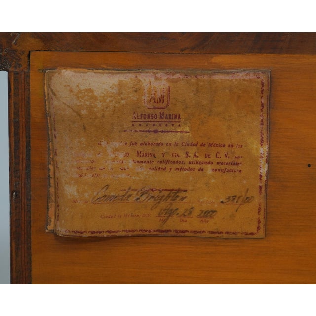 Alfonso Marina Marquetry Inlaid 5 Drawer Chest For Sale - Image 18 of 18