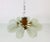 1960s Teak and Ice Glass Chandelier by Temde, Switzerland For Sale - Image 10 of 12