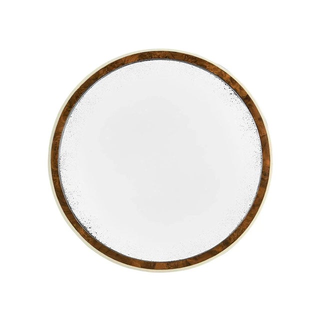 Wood Modern Round Side Table For Sale - Image 7 of 11