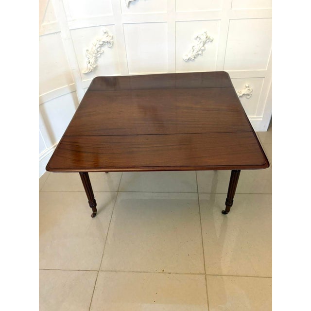 Early 19th Century Antique Regency Mahogany Drop-Leaf Pembroke Table, 1830 For Sale - Image 5 of 11
