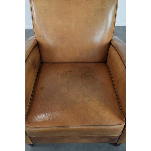 English Armchair in Cowhide For Sale - Image 6 of 13