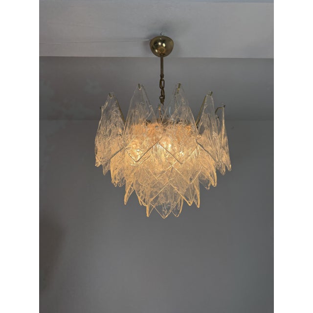 Vintage Seven-Light Murano Glass Pendant Light from La Murrina, 1970s For Sale - Image 6 of 16